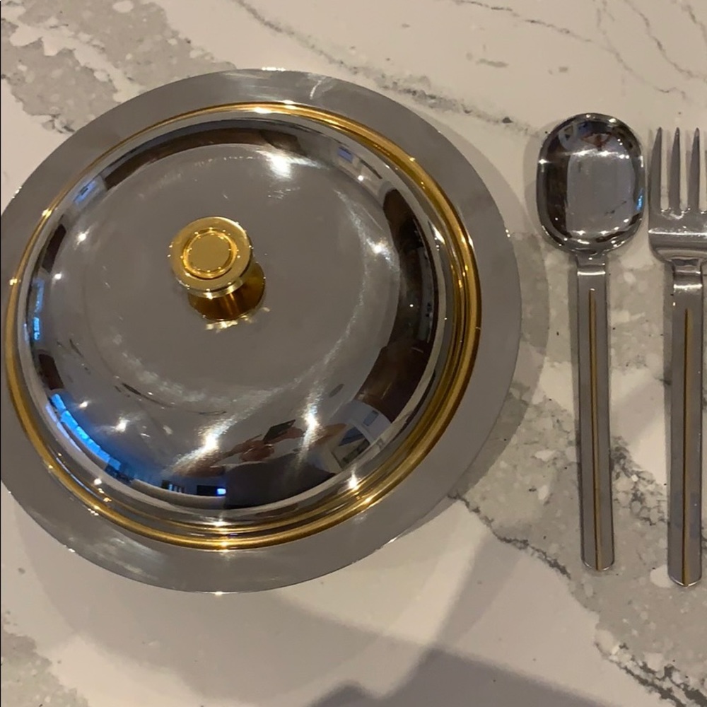 Stainless Steel covered casserole 5 piece set